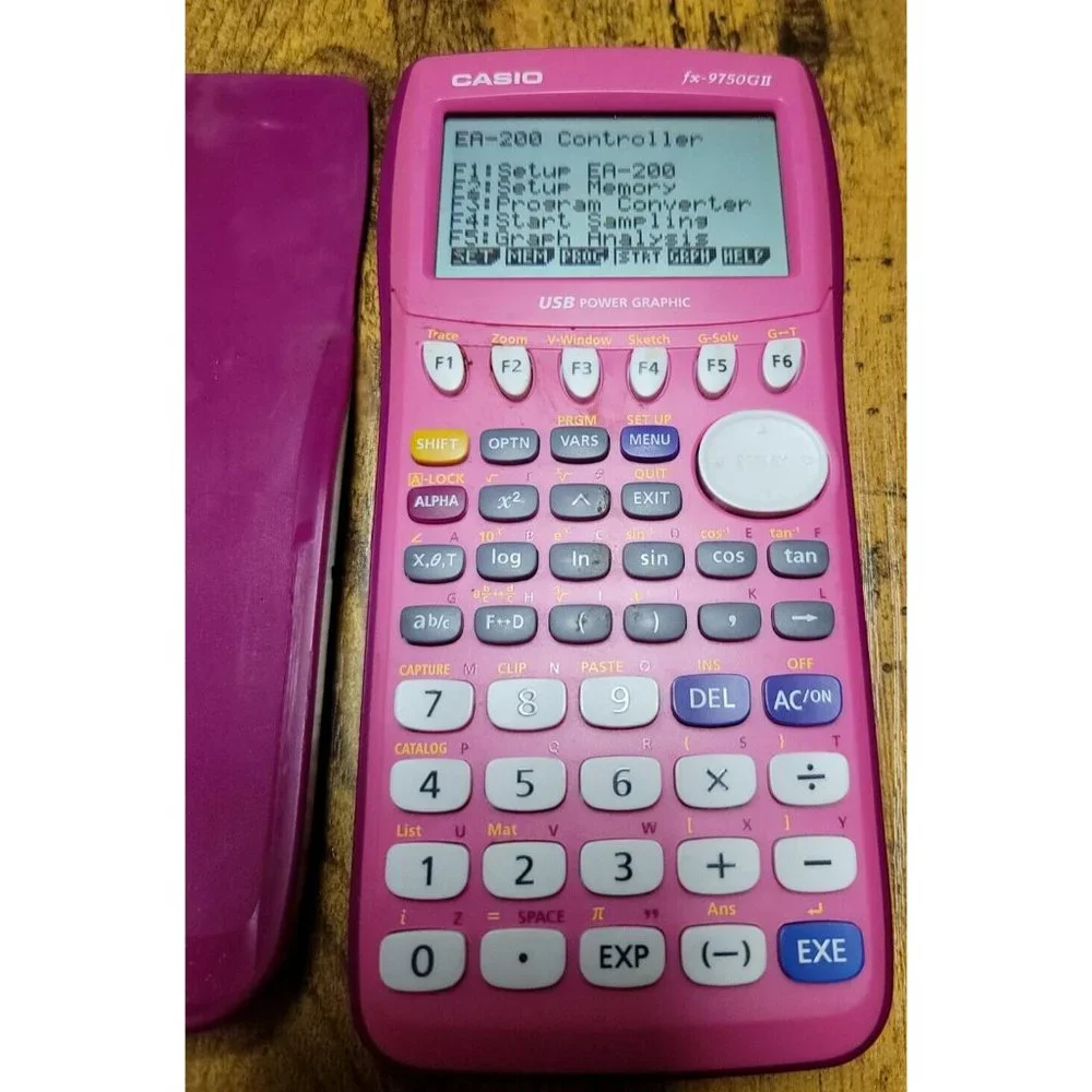 Lot Of 2 Casio Fx-9750GII Casio CFX-9850G Power Graphic Graphing Calculators